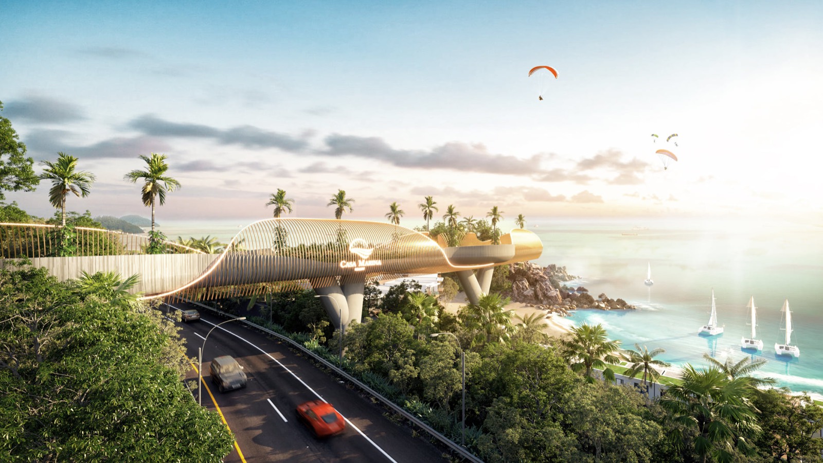 Casa Marina villa project visualization by IND