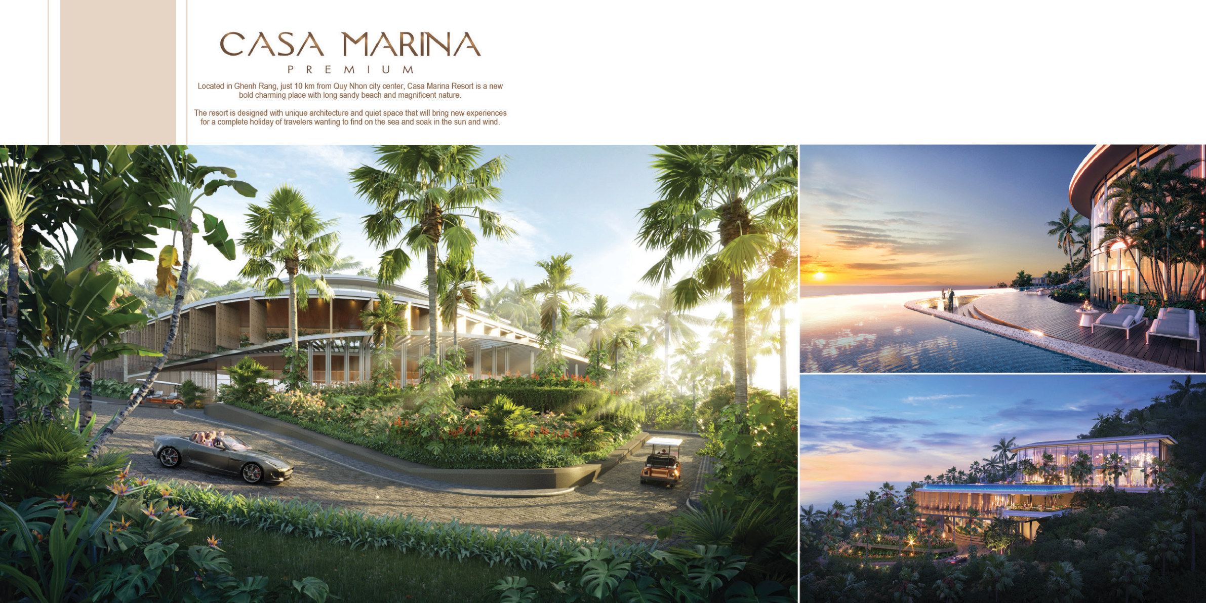 Casa Marina resort landscape and architecture board from IND profile